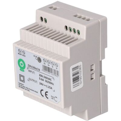 Bosch Din30w24 Zasilacz - 24V 30W - Szyna DIN Bosch Din30w24 Zasilacz - 24V 30W - Szyna DIN