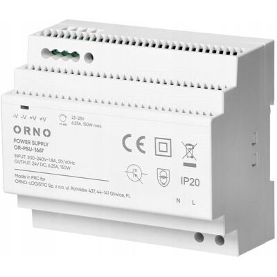 Inny producent Zasilacz Na Szynę Din 24v Dc 6,25a 150w Transformator Regulowany 23~25v Inny producent Zasilacz Na Szynę Din 24v Dc 6,25a 150w Transformator Regulowany 23~25v