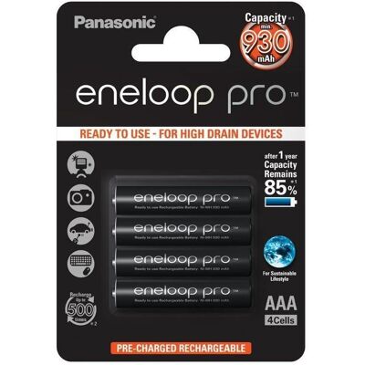 Akumulator Panasonic Eneloop Pro, Aaa, 930mah, 4 Sztuki Akumulator Panasonic Eneloop Pro, Aaa, 930mah, 4 Sztuki