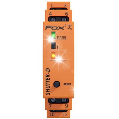 F&F; WI-STR1S4-D SHUTTER-D Sterownik do rolet WI-FI na szynę DIN 230V F&F; WI-STR1S4-D SHUTTER-D Sterownik do rolet WI-FI na szynę DIN 230V