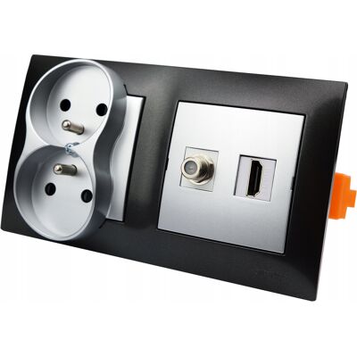 Inny producent Gniazdo 230v F Hdmi Ścienne Podtynkowe Terminal Inny producent Gniazdo 230v F Hdmi Ścienne Podtynkowe Terminal