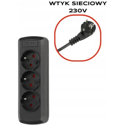 Armac Listwa Zasilająca Przedłużacz Arcon Arcolor3 Czarny 1,5m - 3 Gniazda Armac Listwa Zasilająca Przedłużacz Arcon Arcolor3 Czarny 1,5m - 3 Gniazda