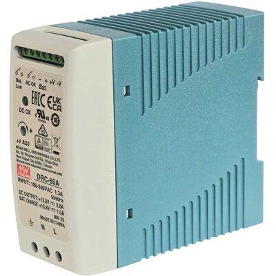MEAN WELL Zasilacz Drc-60a 60w 13.8v 4.3a, 13.8v 1.5a Szyna Din MEAN WELL Zasilacz Drc-60a 60w 13.8v 4.3a, 13.8v 1.5a Szyna Din