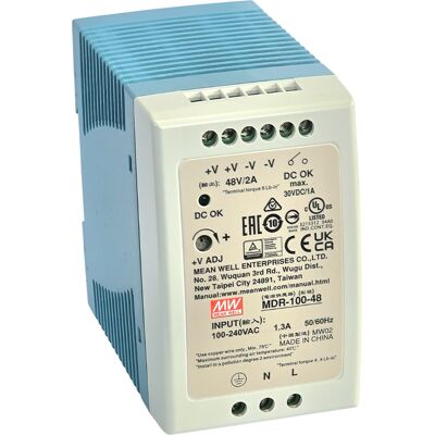 MEAN WELL Zasilacz Mdr-100-48 100w 48v 2a Szyna Din MEAN WELL Zasilacz Mdr-100-48 100w 48v 2a Szyna Din