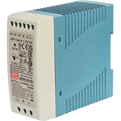 MEAN WELL Zasilacz Mdr-60-48 60w 48v 1.25a Szyna Din MEAN WELL Zasilacz Mdr-60-48 60w 48v 1.25a Szyna Din