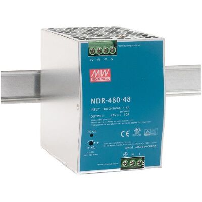 MEAN WELL Zasilacz Ndr-480-48 480w 48v 10a Szyna Din MEAN WELL Zasilacz Ndr-480-48 480w 48v 10a Szyna Din