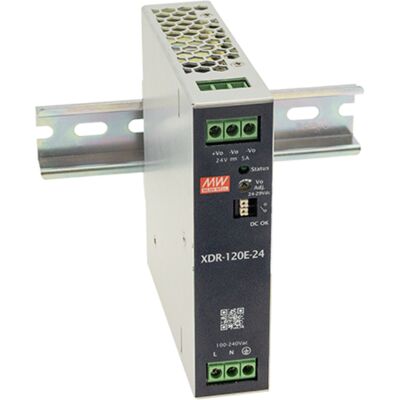 MEAN WELL Zasilacz Xdr-120e-24 120w, 24v Dc, 5a MEAN WELL Zasilacz Xdr-120e-24 120w, 24v Dc, 5a
