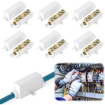 Inny producent Złącze 6szt Kablowe Przewody Elektryczne Łączniki Zaciski Listwa Izolacja Inny producent Złącze 6szt Kablowe Przewody Elektryczne Łączniki Zaciski Listwa Izolacja