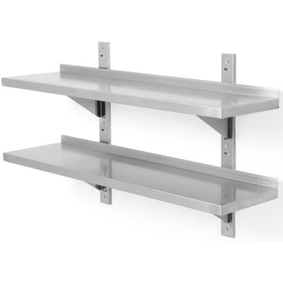 Półka nierdzewna 2-poziomowa 140x30 HENDI Półka nierdzewna 2-poziomowa 140x30 HENDI