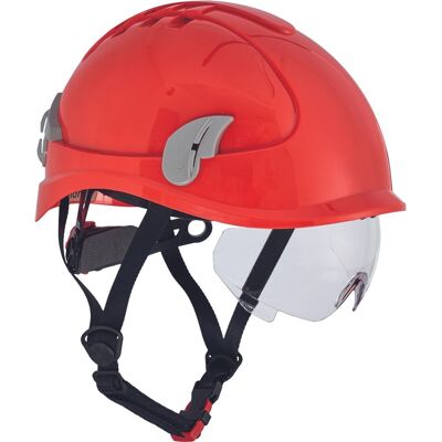 HJRG ALPINWORKER helm czerwony odblaskowy - HJRG ALPINWORKER helm czerwony odblaskowy -