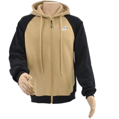 AWTOOLS bluza rozpinana t6/ beż-czarna/ xl. AWTOOLS bluza rozpinana t6/ beż-czarna/ xl.