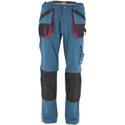 AWTOOLS spodnie spodenki robocze odpinane nogawki t2/ petrol/ xxl. AWTOOLS spodnie spodenki robocze odpinane nogawki t2/ petrol/ xxl.
