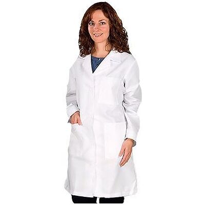 ECO Biały fartuch laboratoryjny damski kitel Rozmiar XXS 100% bawełna Fartuch Biały Laboratoryjny Kraków Biały fartuch medyczny ECO Biały fartuch laboratoryjny damski kitel Rozmiar XXS 100% bawełna Fartuch Biały Laboratoryjny Kraków Biały fartuch medyczny