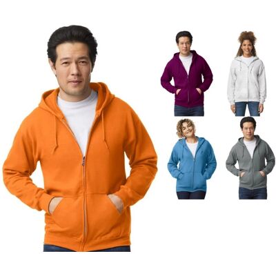 Bluza Rozpinana z Kapturem KOLORY Gildan HEAVY 18600 SAFETY ORANGE M Bluza Rozpinana z Kapturem KOLORY Gildan HEAVY 18600 SAFETY ORANGE M
