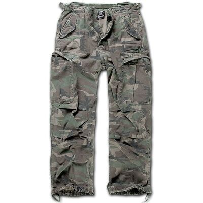 Brandit Spodnie M65 Vintage Woodland - XXL Brandit Spodnie M65 Vintage Woodland - XXL