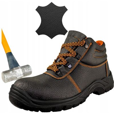 Specto Buty robocze męskie ochronne TRZEWIKI ROBOCZE z PODNOSKIEM skórzane r. 46 Specto Buty robocze męskie ochronne TRZEWIKI ROBOCZE z PODNOSKIEM skórzane r. 46
