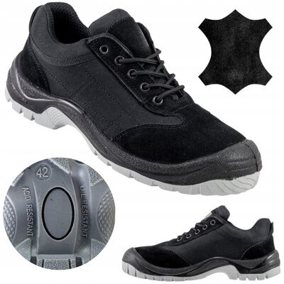 inna (Inny) Buty robocze męskie PÓŁBUTY SKÓRZANE ochronne BEZ METALOWEGO PODNOSKA r. 43 inna (Inny) Buty robocze męskie PÓŁBUTY SKÓRZANE ochronne BEZ METALOWEGO PODNOSKA r. 43