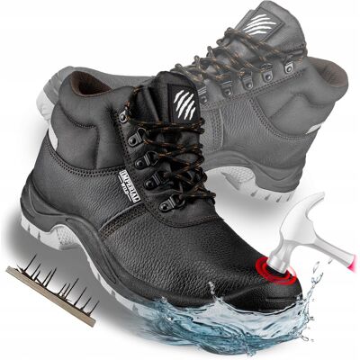 inna (Inny) BUTY ROBOCZE MĘSKIE TRZEWIKI OCHRONNE Z METALOWYM NOSKIEM WODOFOBOWE BHP S3 inna (Inny) BUTY ROBOCZE MĘSKIE TRZEWIKI OCHRONNE Z METALOWYM NOSKIEM WODOFOBOWE BHP S3