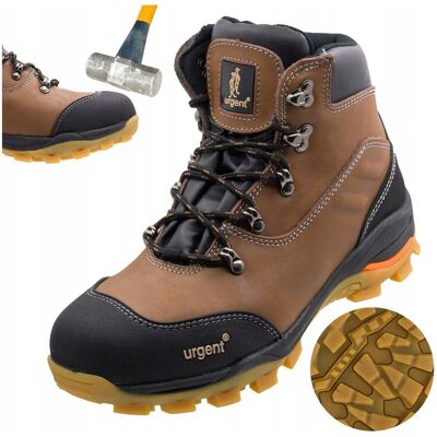 Buty robocze męskie Trzewiki robocze z Noskiem Głęboki Bieżnik URGENT r. 39 Buty robocze męskie Trzewiki robocze z Noskiem Głęboki Bieżnik URGENT r. 39
