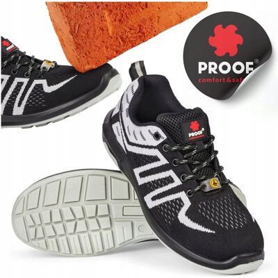 KPS Buty robocze ochronne obuwie półbuty Proof lekkie S1 ESD rozm. 39 + naklejka KPS Buty robocze ochronne obuwie półbuty Proof lekkie S1 ESD rozm. 39 + naklejka