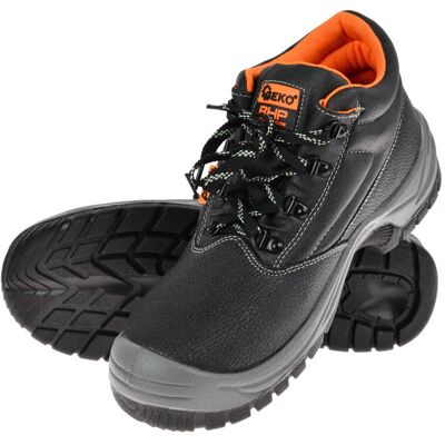 Buty Robocze Ochronne Skórzane Geko G90509 Rozmiar 39 Wysokie Buty Robocze Ochronne Skórzane Geko G90509 Rozmiar 39 Wysokie