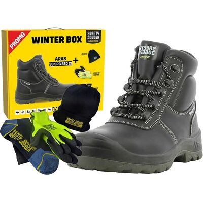 Buty Robocze S3 Zimowe 46 Czapka Rękawice Skarpety Safety Jogger Aras 46 Box Safety 5401033066004 Buty Robocze S3 Zimowe 46 Czapka Rękawice Skarpety Safety Jogger Aras 46 Box Safety 5401033066004