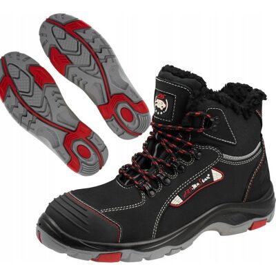 ART Buty Zimowe Robocze Trzewiki Podnosek Ocieplane Skórzane Nubuk Śniegowce 47 ART Buty Zimowe Robocze Trzewiki Podnosek Ocieplane Skórzane Nubuk Śniegowce 47