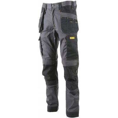 Dewalt Spodnie Robocze Rip-Stop Pro-Stretch Czarne Szare 34 Dwc192-004-34 Dewalt Spodnie Robocze Rip-Stop Pro-Stretch Czarne Szare 34 Dwc192-004-34