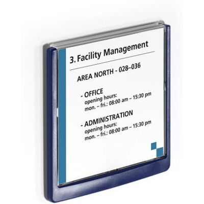 Durable Tabliczka Informacyjna Przydrzwiowa Click Sign 149x148 5mm Durable Tabliczka Informacyjna Przydrzwiowa Click Sign 149x148 5mm