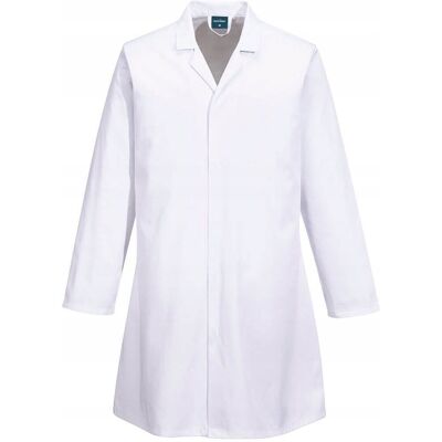 Fartuch spożywczy bez kieszeni Portwest 2210 WHR r. 4XL Fartuch spożywczy bez kieszeni Portwest 2210 WHR r. 4XL