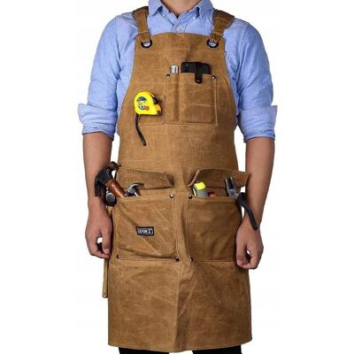 Inny producent Fartuch Stolarski Roboczy dla Mężczyzn Solidny Woskowany Premium M-XL- XXL Inny producent Fartuch Stolarski Roboczy dla Mężczyzn Solidny Woskowany Premium M-XL- XXL