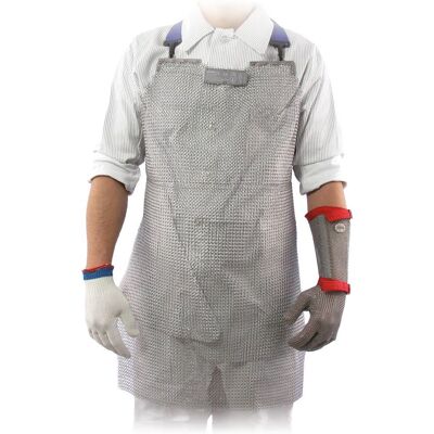 REIS Fartuch szary/stalowy roz.75x45 REIS Fartuch szary/stalowy roz.75x45