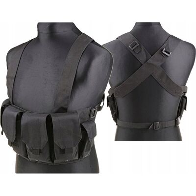GFC Tactical Gf Corp Kamizelka Taktyczna Chest Rig Czarna GFC Tactical Gf Corp Kamizelka Taktyczna Chest Rig Czarna