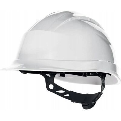 HJRG Hełm ochronny DELTAPLUS QUARTZ 3 dla elektryków i budowlańców - biały HJRG Hełm ochronny DELTAPLUS QUARTZ 3 dla elektryków i budowlańców - biały