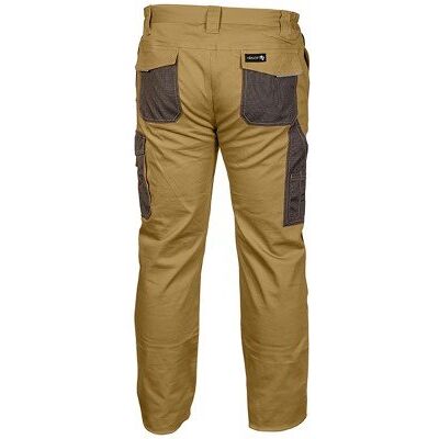 Hoegert Technik EDGAR spodnie ochronne ciemne beżowe 3XL (58) Hoegert Technik EDGAR spodnie ochronne ciemne beżowe 3XL (58)