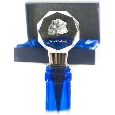 Jamnik I - zatyczka do butelki, kryształowy korek do wina ze zdjęciem, personalizowany prezent dla barmana marki Art-Dog Jamnik I - zatyczka do butelki, kryształowy korek do wina ze zdjęciem, personalizowany prezent dla barmana marki Art-Dog