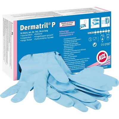 REIS Jednorazowe rękawice nitrylowe DERMATRILL 743 1 para REIS Jednorazowe rękawice nitrylowe DERMATRILL 743 1 para