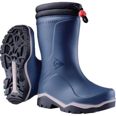 Kalosze dziecięce, niebiesko / czarne roz. 25 Blizzard Dunlop K35406125 Kalosze dziecięce, niebiesko / czarne roz. 25 Blizzard Dunlop K35406125