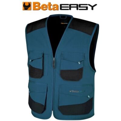 Kamizelka robocza 7907P niebieskozielona Easy roz. XXXL Beta WW Easy Kamizelka robocza 7907P niebieskozielona Easy roz. XXXL Beta WW Easy