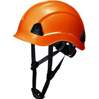 LIBRES Kask Hełm Roboczy Do Pracy Na Wysokościach 4-Pkt - Pomarańczowy Bez Daszka Consorte LIBRES Kask Hełm Roboczy Do Pracy Na Wysokościach 4-Pkt - Pomarańczowy Bez Daszka Consorte