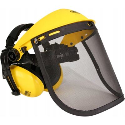 Inny producent KASK OCHRONNY Z SIATKĄ I NAUSZNIKAMI DO PRAC OGRODOWYCH I LESNYCH Inny producent KASK OCHRONNY Z SIATKĄ I NAUSZNIKAMI DO PRAC OGRODOWYCH I LESNYCH