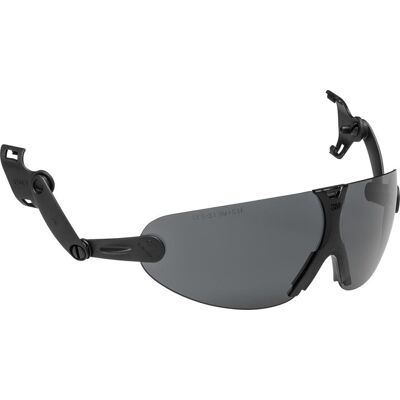 Inny producent Kask ochronny ze zintegrowanymi szklanymi osłonami bezpieczeństwa, szary, V9G V9B Inny producent Kask ochronny ze zintegrowanymi szklanymi osłonami bezpieczeństwa, szary, V9G V9B