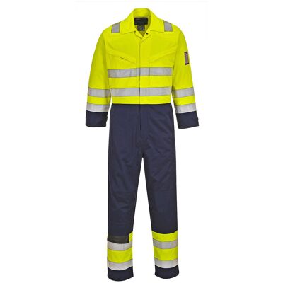 Portwest Kombinezon ostrzegawczy Modaflame Żółty Granat M Portwest Kombinezon ostrzegawczy Modaflame Żółty Granat M
