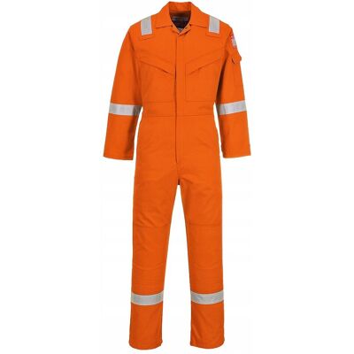 Portwest Kombinezon trudnopalny i antystatyczny 350g, kolor pomarańczowy tall, rozmi Portwest Kombinezon trudnopalny i antystatyczny 350g, kolor pomarańczowy tall, rozmi