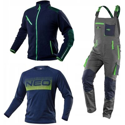 NEO TOOLS Komplet męskiej odzieży roboczej BHP roz.XXXL,NEO NEO TOOLS Komplet męskiej odzieży roboczej BHP roz.XXXL,NEO