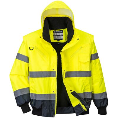 Portwest Kontrastowa kurtka ostrzegawcza Bomber L Portwest Kontrastowa kurtka ostrzegawcza Bomber L