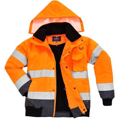 Portwest Kontrastowa kurtka ostrzegawcza Bomber XS Portwest Kontrastowa kurtka ostrzegawcza Bomber XS