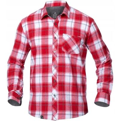 Koszula flanelowa ROBOCZA BHP W KRATKĘ Ardon OPTIFLANNEL CZERWONA r M * Koszula flanelowa ROBOCZA BHP W KRATKĘ Ardon OPTIFLANNEL CZERWONA r M *