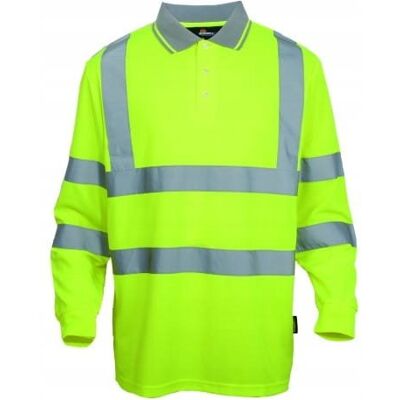 Vizwell Koszulka ostrzegawcza długi rękaw żółta Vizwel 2XL Vizwell Koszulka ostrzegawcza długi rękaw żółta Vizwel 2XL