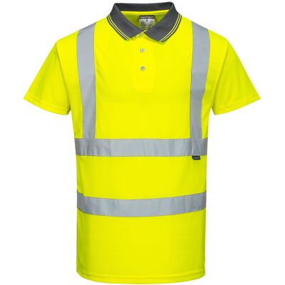 Koszulka ostrzegawcza polo PORTWEST Żółty XL Koszulka ostrzegawcza polo PORTWEST Żółty XL